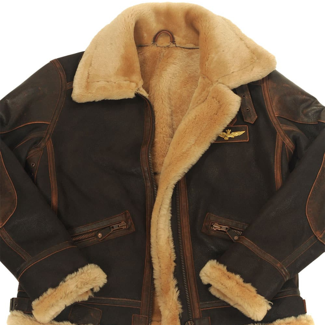Federico | Giacca aviator classica in shearling