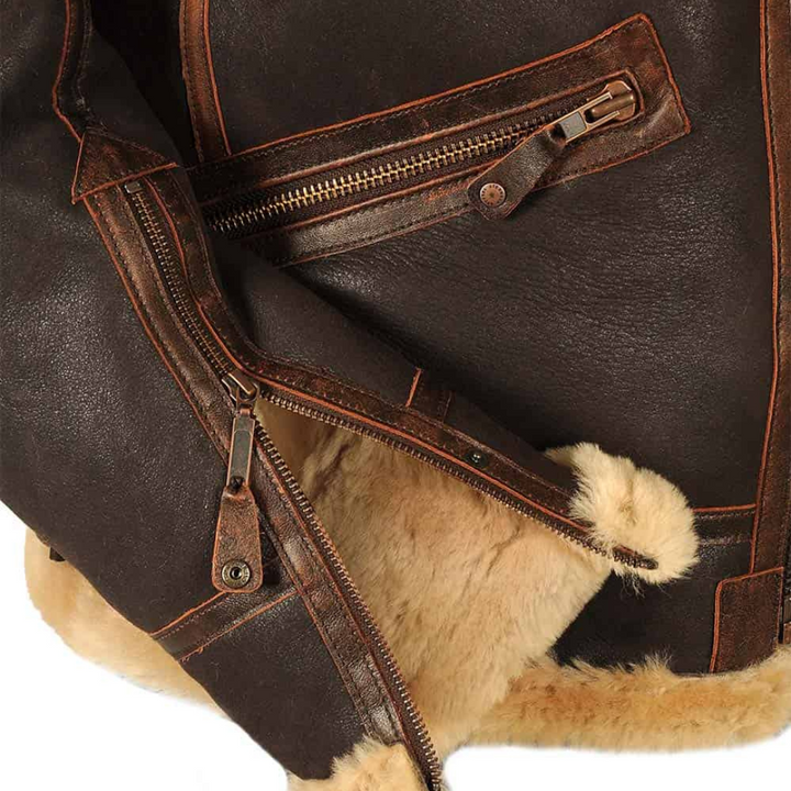 Federico | Giacca aviator classica in shearling