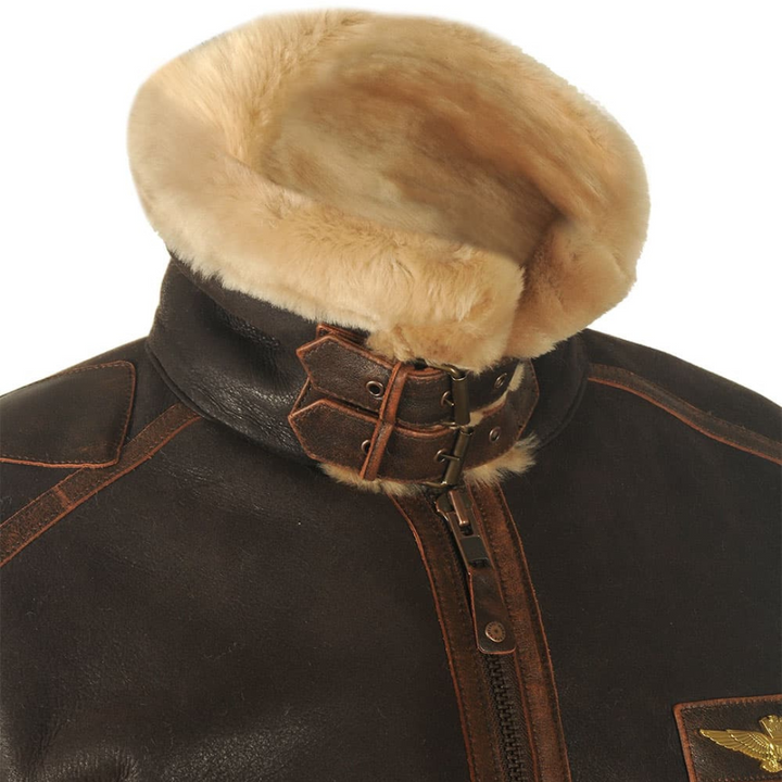 Federico | Giacca aviator classica in shearling