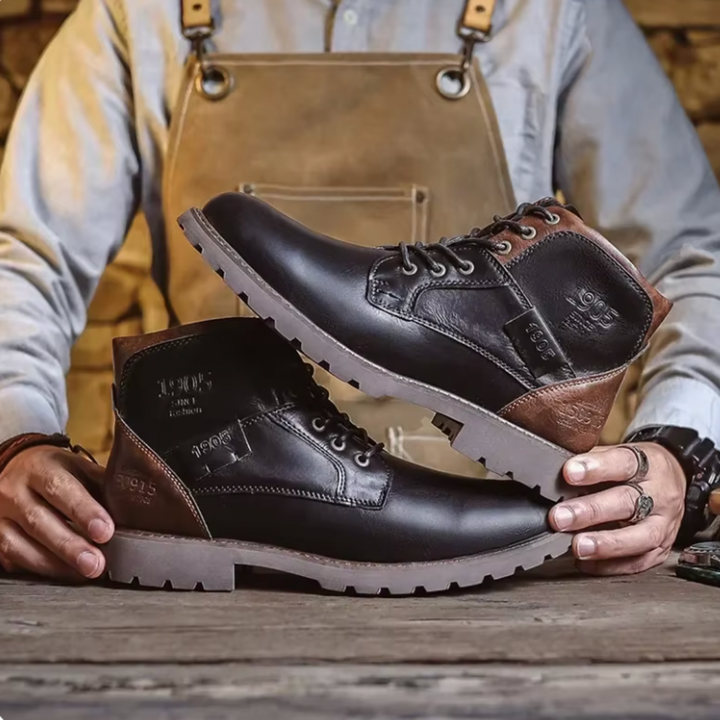 Aaron | Stivali in pelle vintage