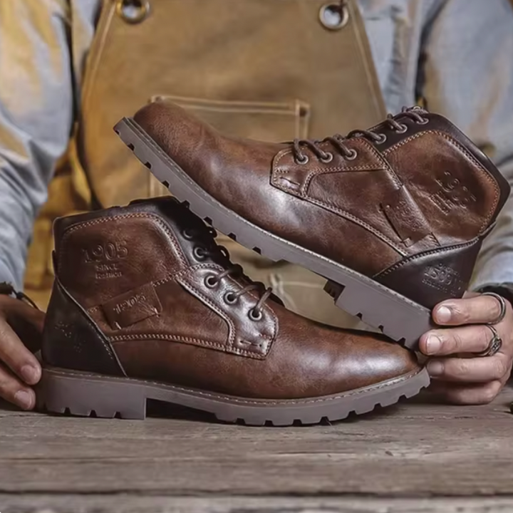 Aaron | Stivali in pelle vintage