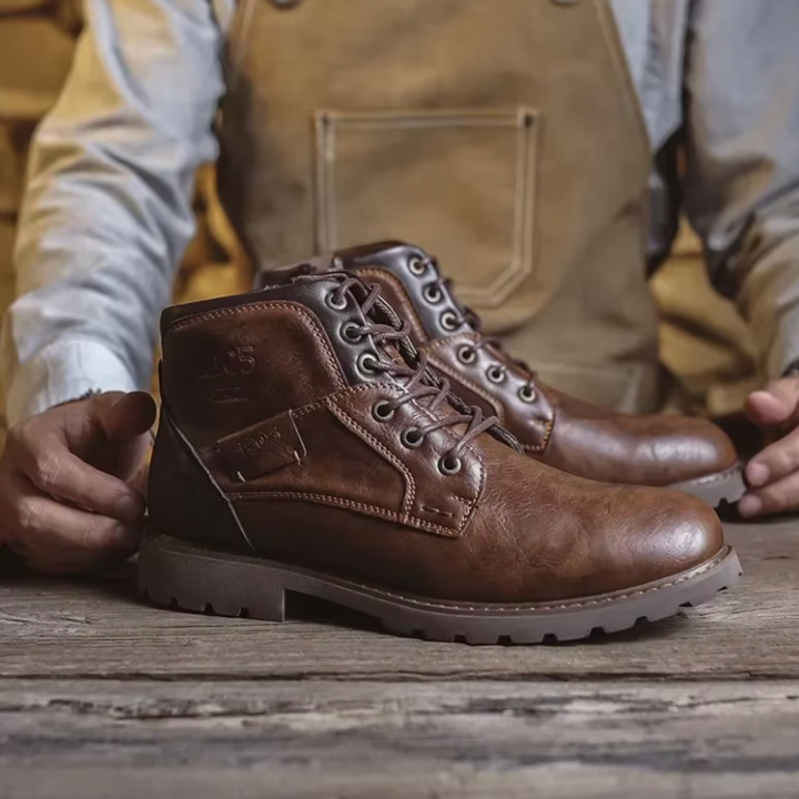 Aaron | Stivali in pelle vintage