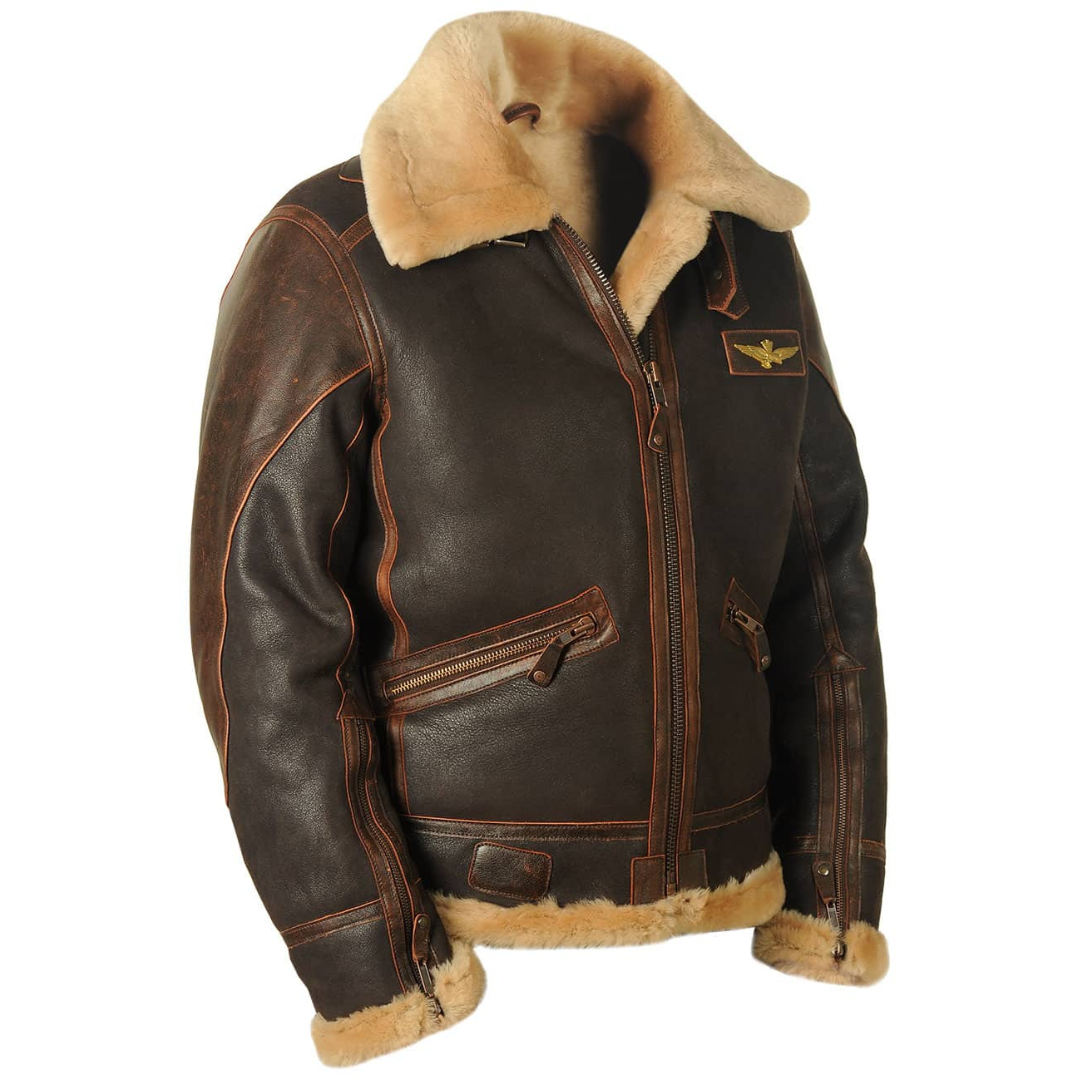 Federico | Giacca aviator classica in shearling