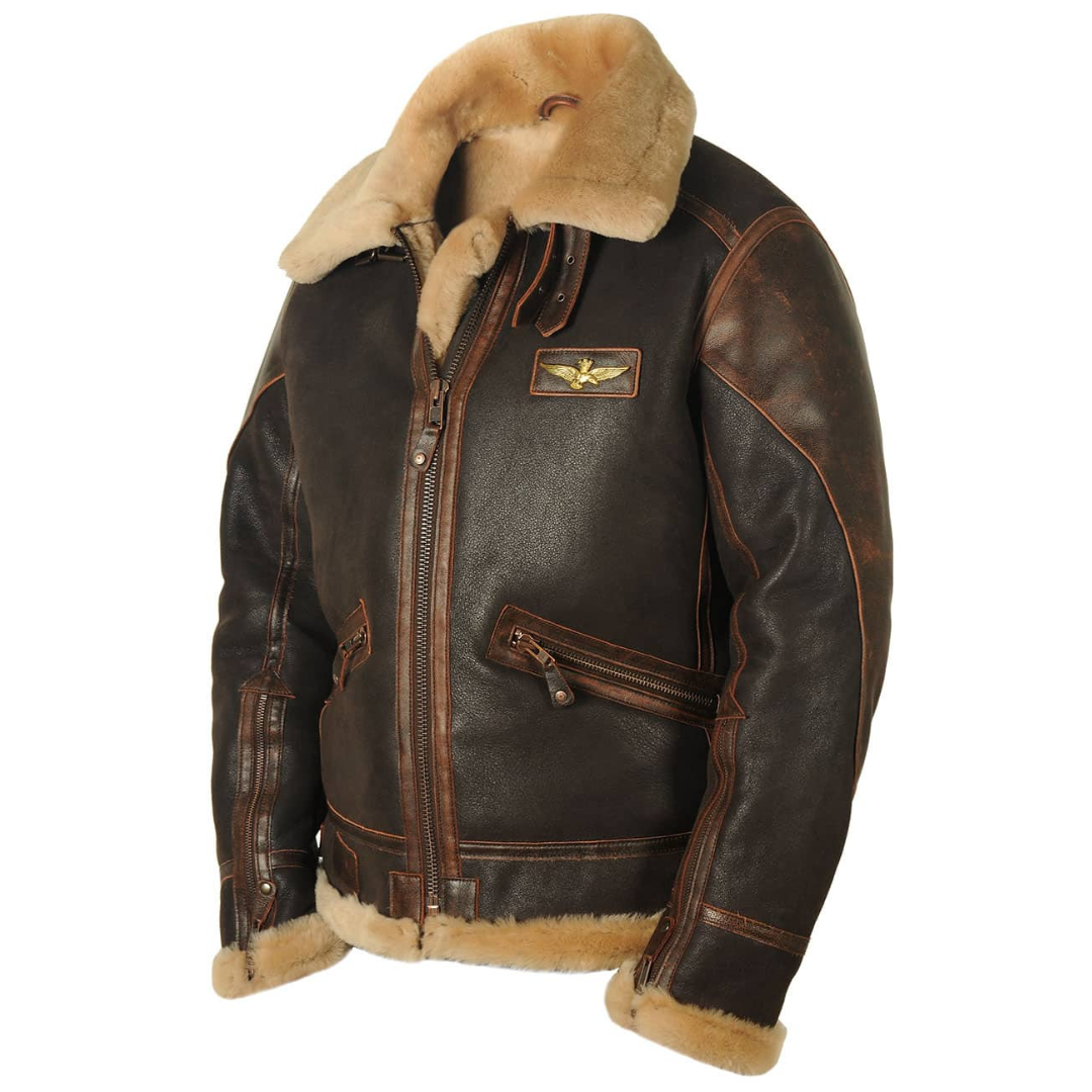 Federico | Giacca aviator classica in shearling