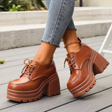 Victoire | Scarpe stringate ortopediche con plateau