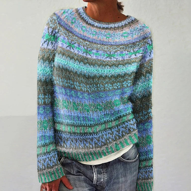 Maglione in maglia mélange Oceano Florence