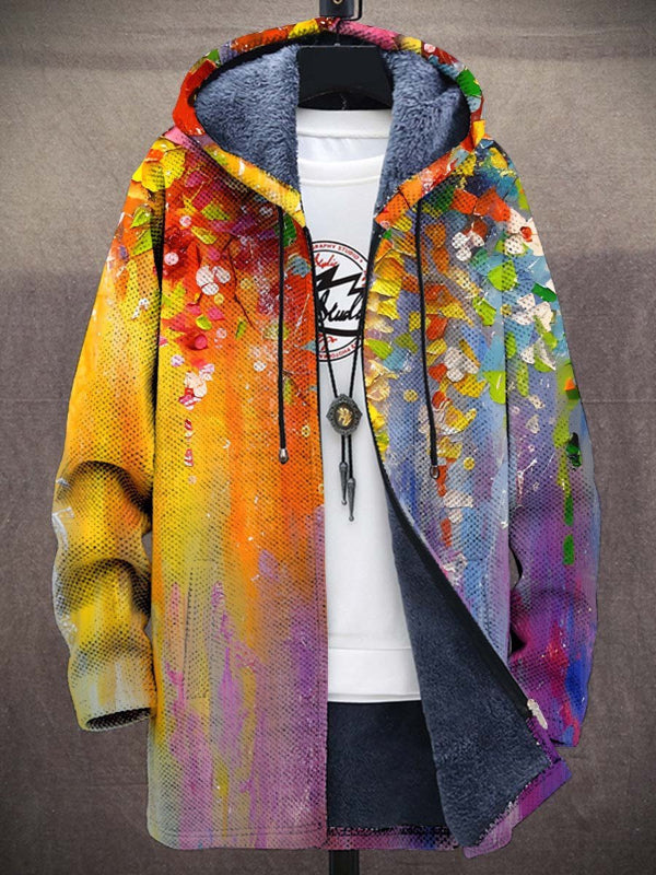 ROSSELLA | Cardigan artistico con cappuccio