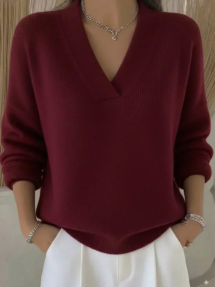 Vivelle™ | Maglione dal collo a V morbido
