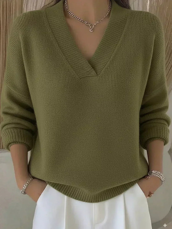 Vivelle™ | Maglione dal collo a V morbido