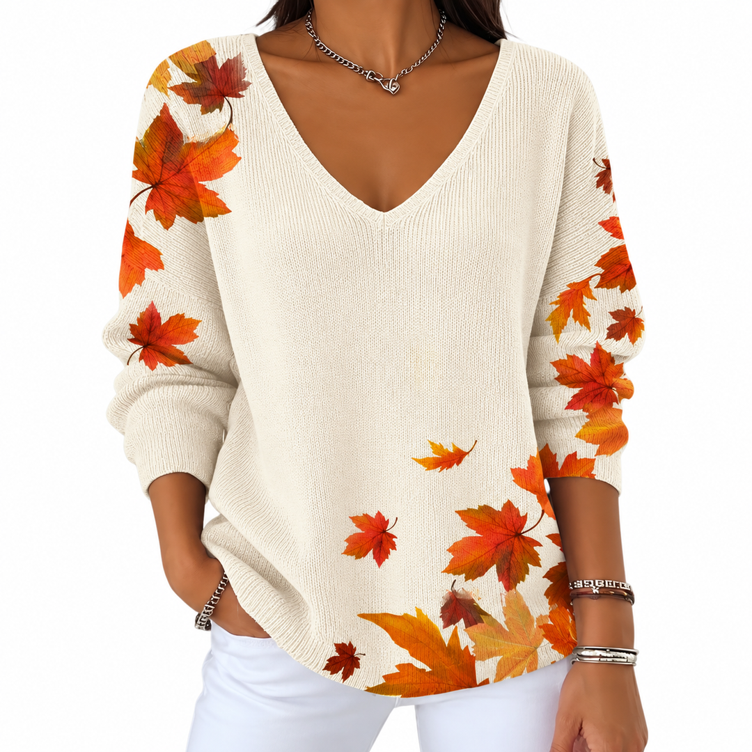 Sera™ | Maglione elegante con scollo a V