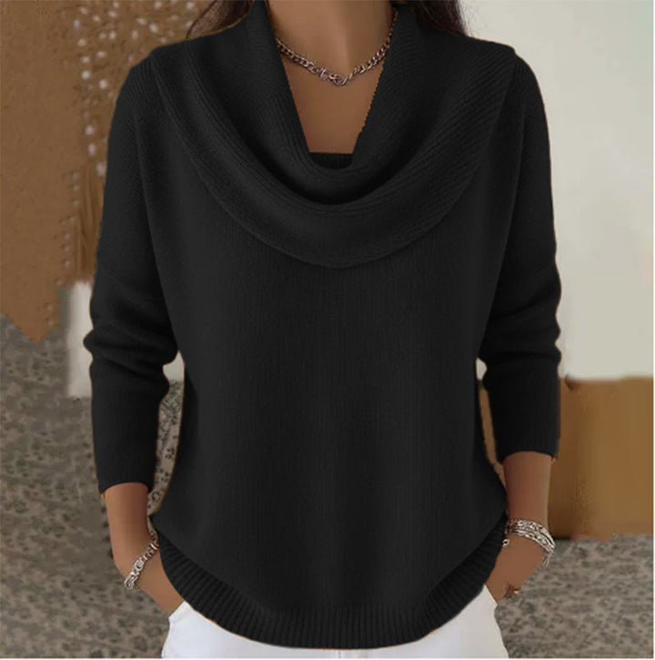 Juliette™ | Maglione con collo drappeggiato