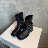 Diane | Stivaletti Biker con Fibbia