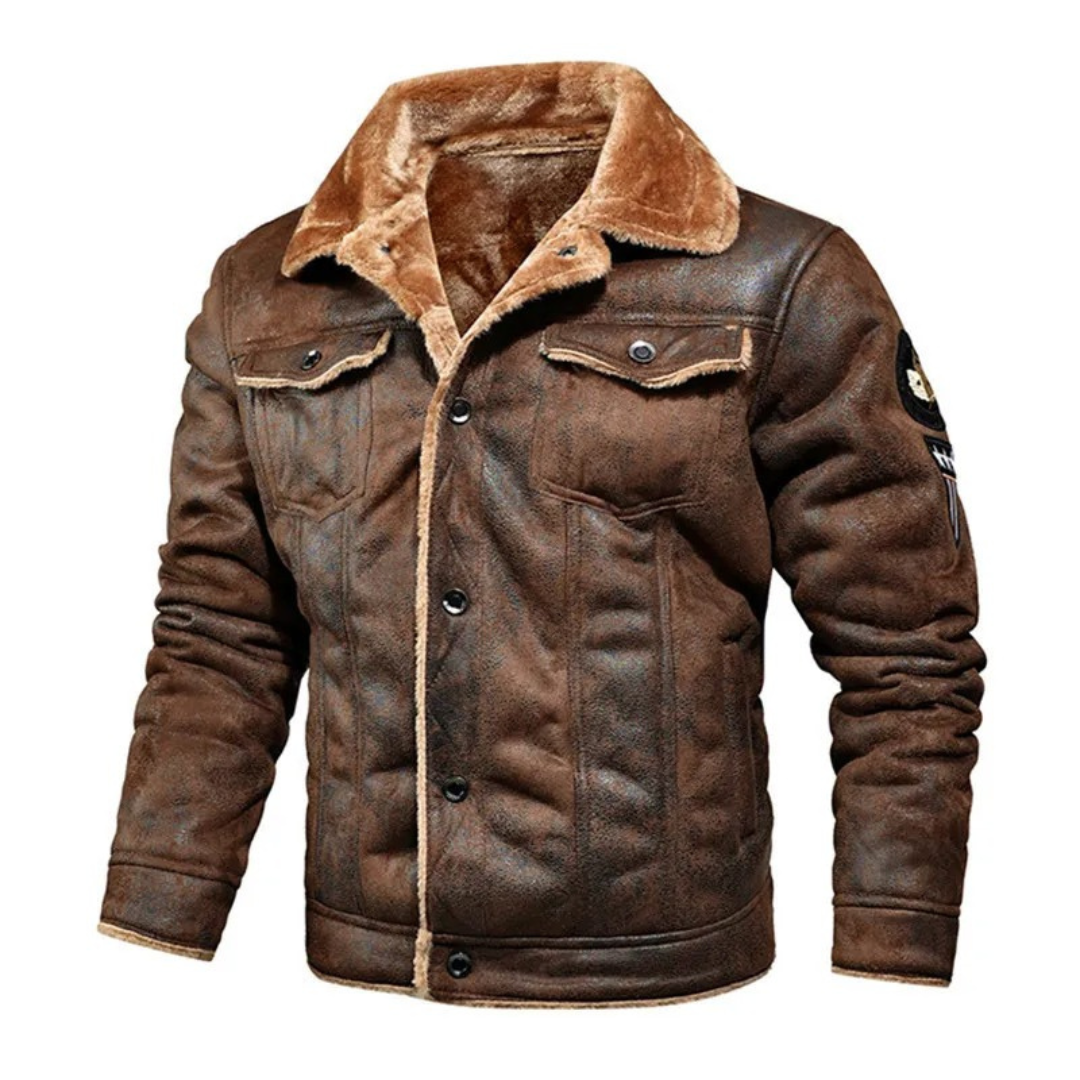 Riccardo | Giacca in pelle calda e versatile