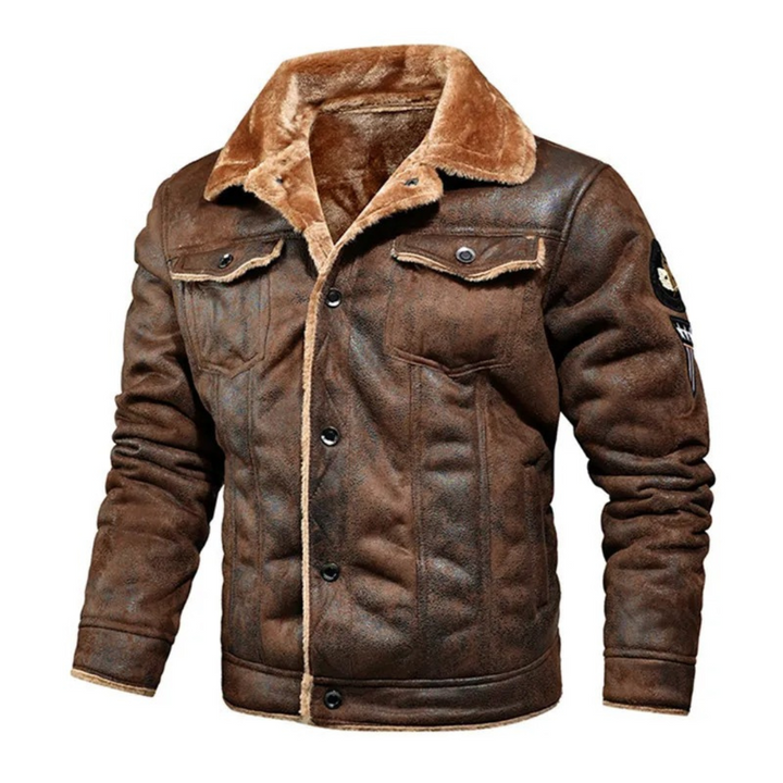 Riccardo | Giacca in pelle calda e versatile