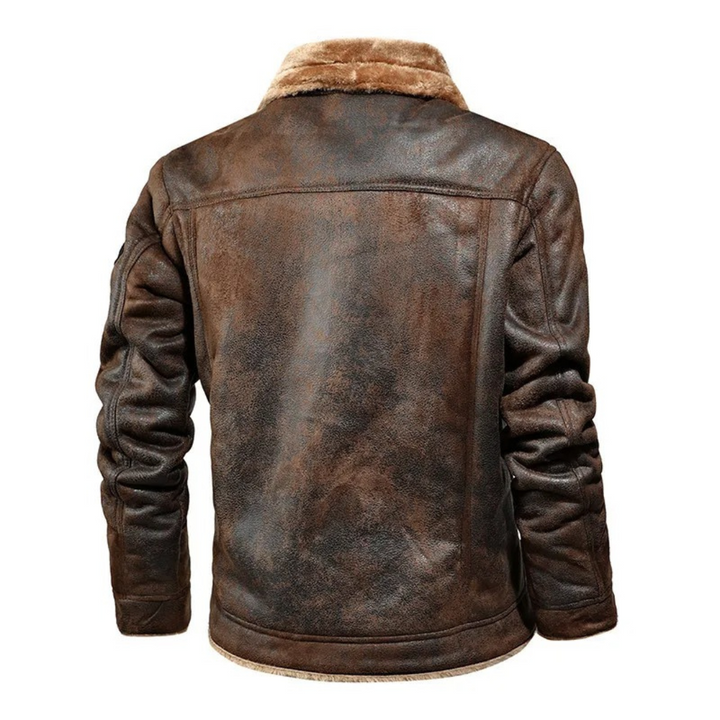 Riccardo | Giacca in pelle calda e versatile