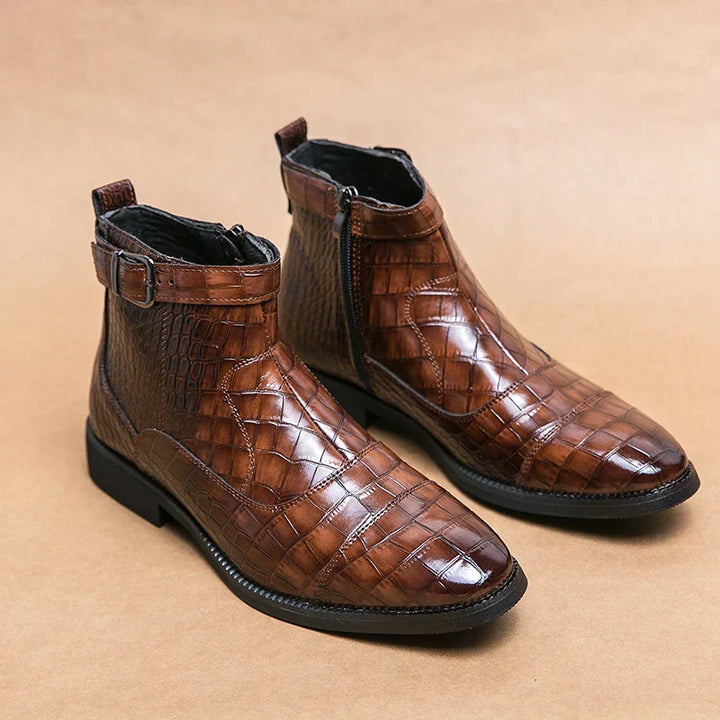 Dylan | Stivaletti con Fibbia in Ecopelle