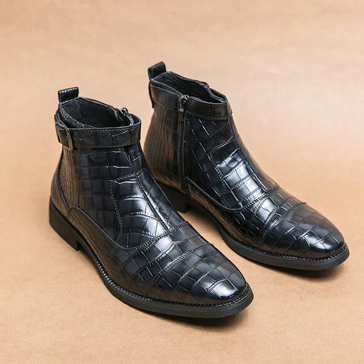 Dylan | Stivaletti con Fibbia in Ecopelle