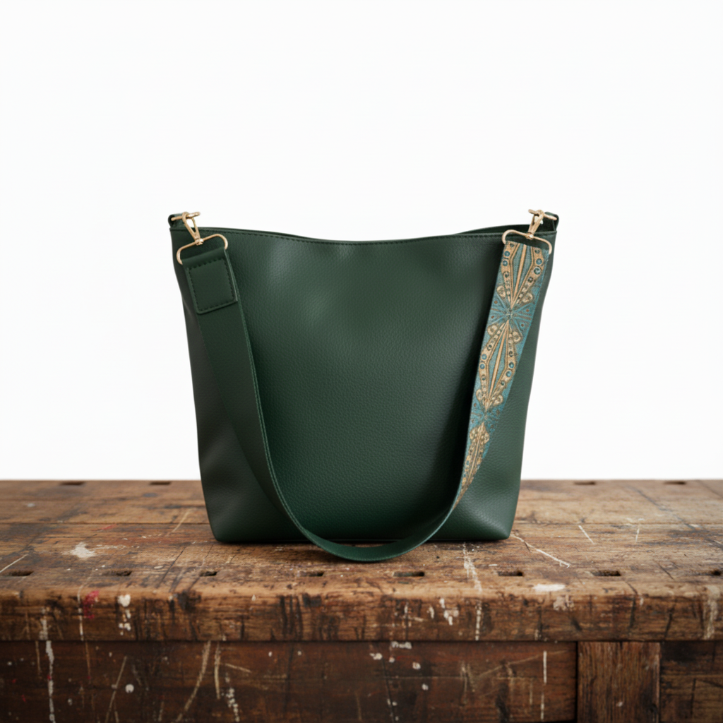 Borsa a spalla in pelle dal fascino vintage di Chelsey
