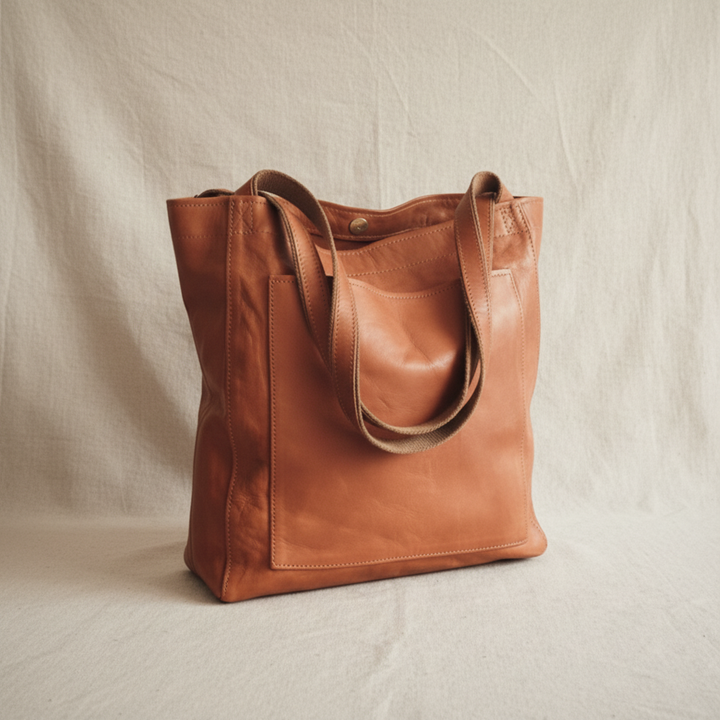 Lo stile moderno e chic di Lorena | Borsa in pelle elegante