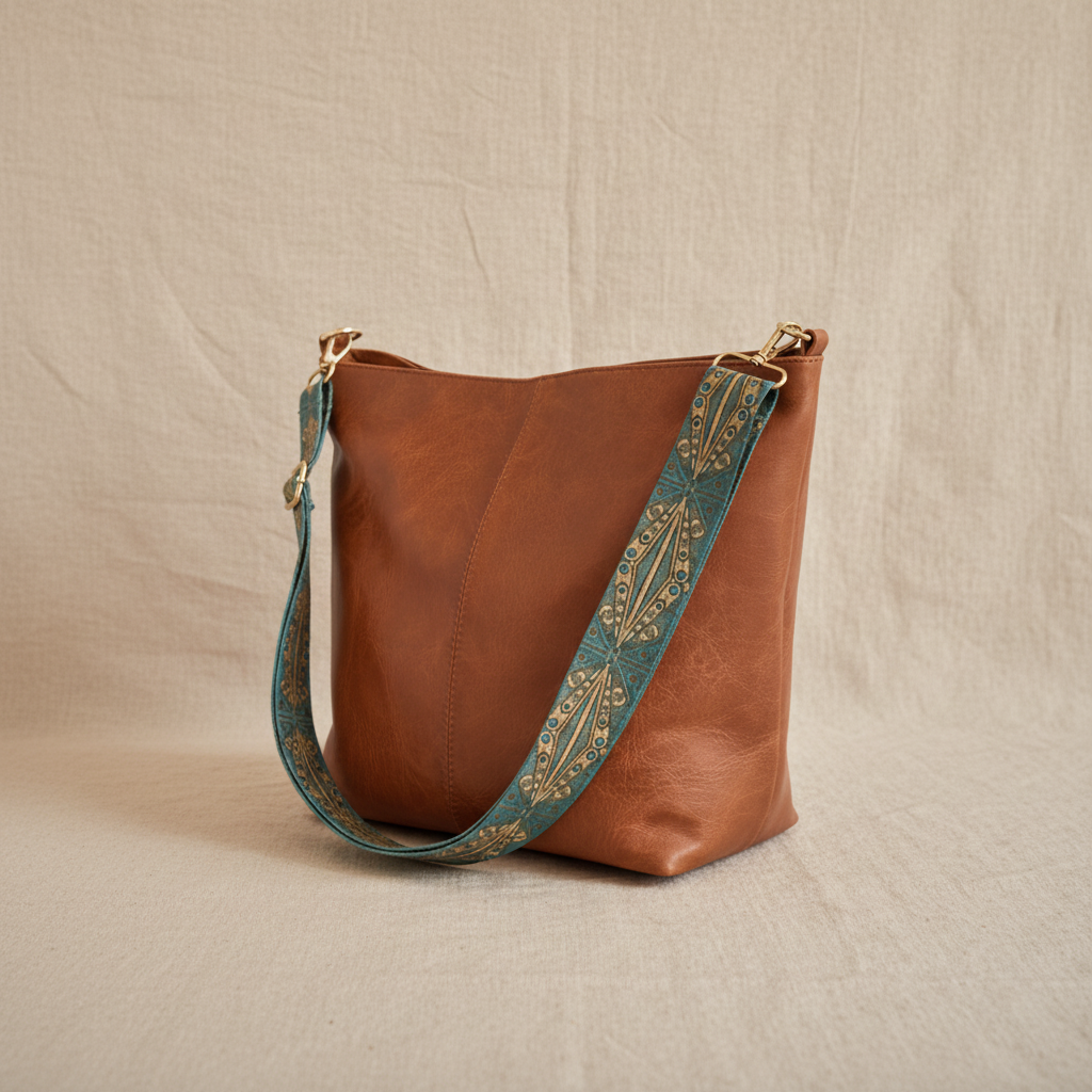 Borsa a spalla in pelle dal fascino vintage di Chelsey
