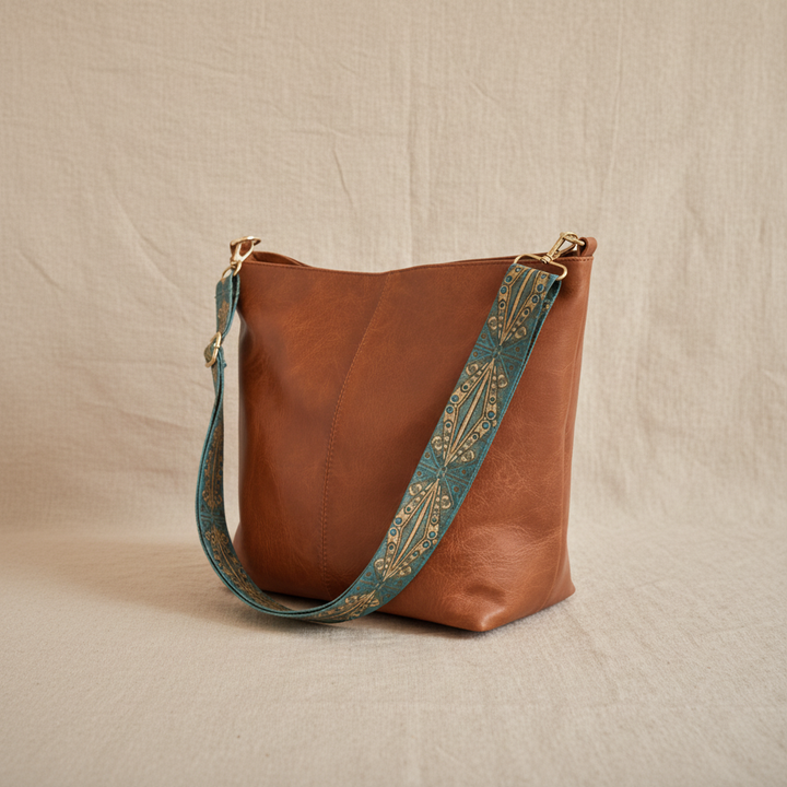 Borsa a spalla in pelle dal fascino vintage di Chelsey