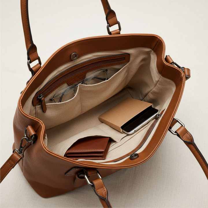 L’elegante borsa a spalla Graceful Allure di Sienna