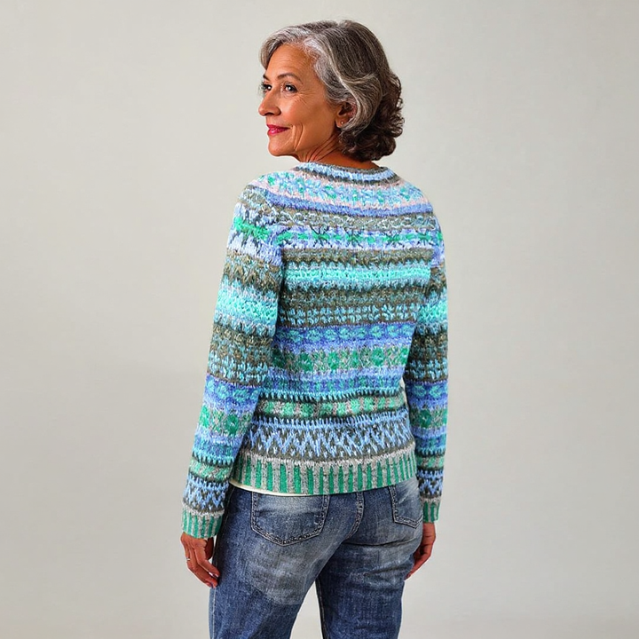 Maglione in maglia mélange Oceano Florence