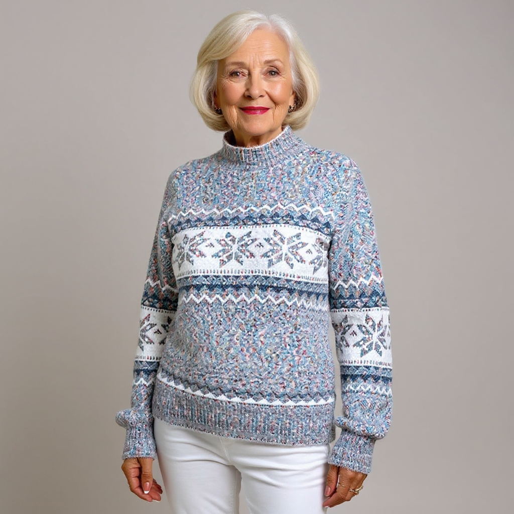 Maglione a collo alto con fiocchi Margot