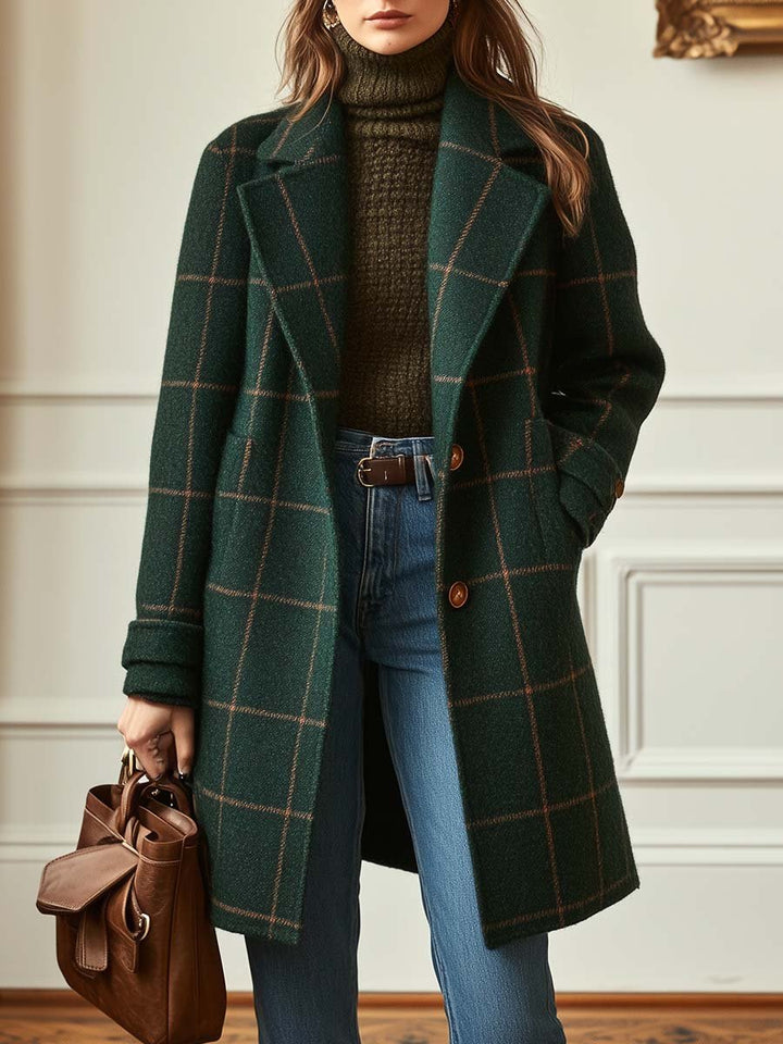 Sybil | Windowpane Check Coat