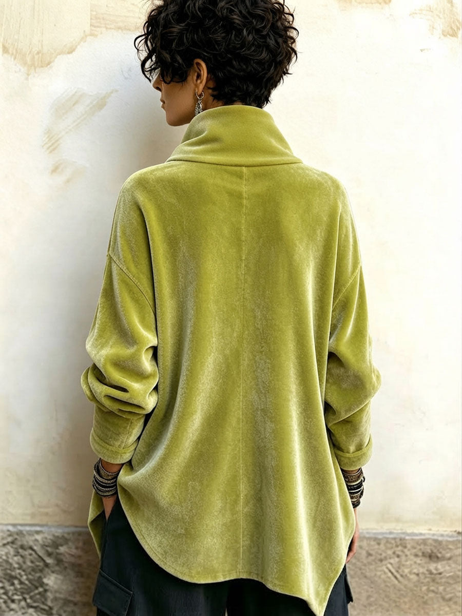 Ginevra | Top elegante a collo alto
