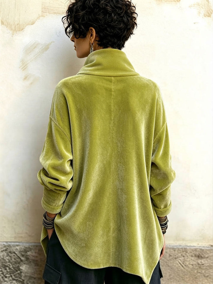 Ginevra | Top elegante a collo alto
